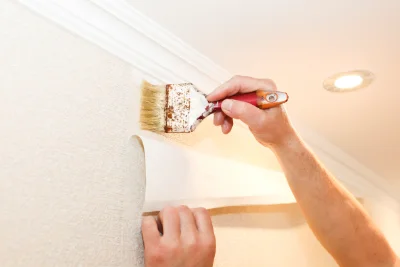 Pose de papier peint à Gruchet-Saint-Siméon — revêtements muraux et toiles de verre